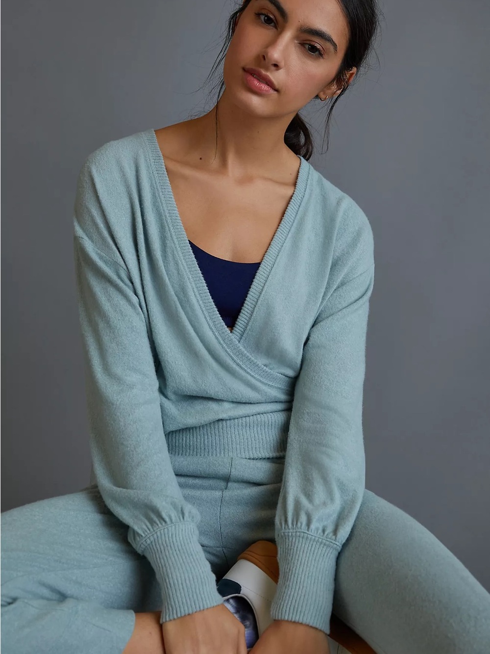 Anthropologie Rocio Surplice Top